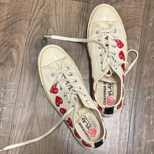 Comme des Garçons Converse Play Sneakers sz 8 unisex